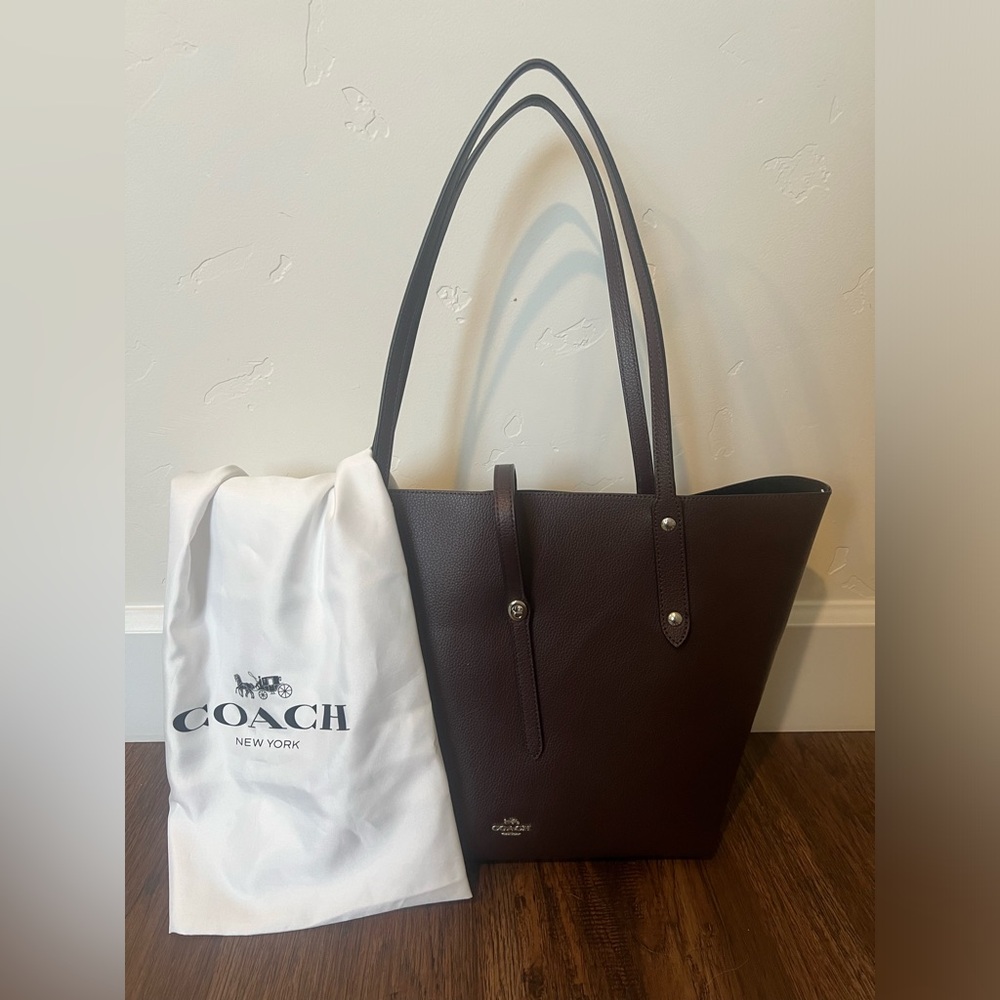 Brown Coach Tote Bag